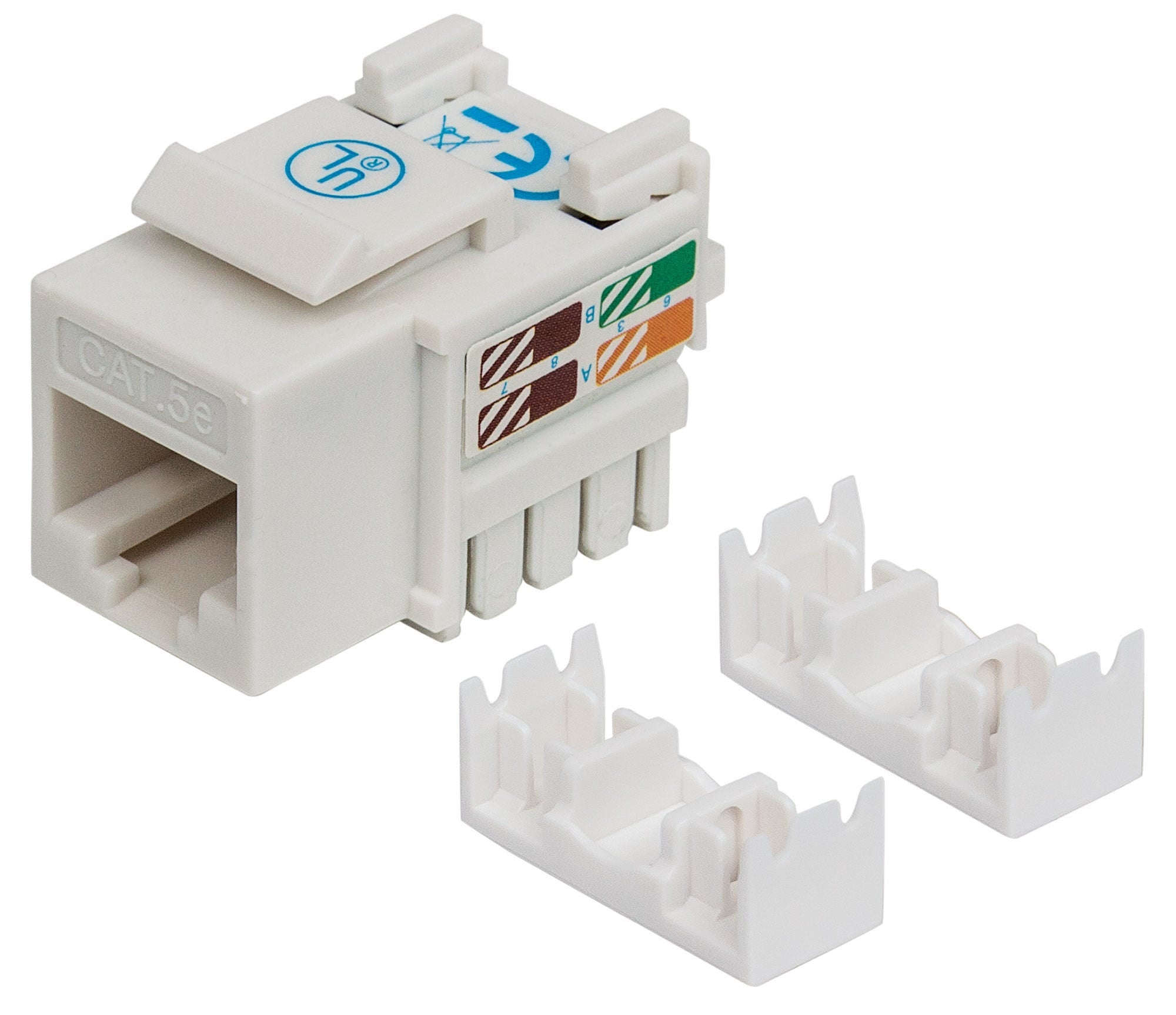 210355 JACK CAT 5e DE IMPACTO (KEYSTONE) BLANCO - 210355 JACK CAT 5e DE IMPACTO (KEYSTONE) BLANCO -